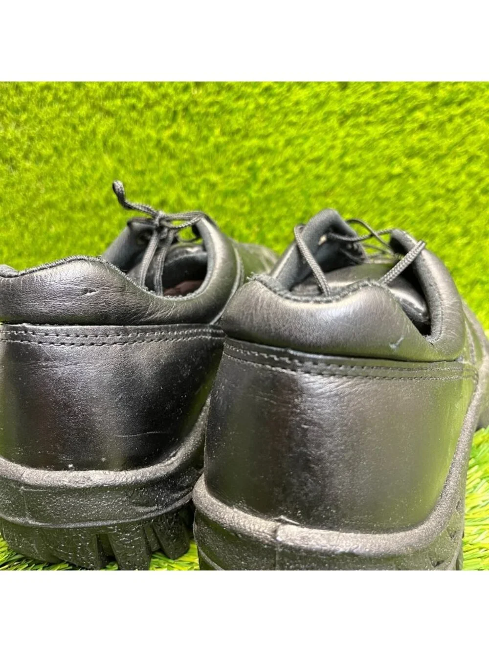 Rocky Postal TMC 5101 Mens Size 9 Black Leather Slip Resistant Oxford Shoes